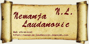 Nemanja Laudanović vizit kartica